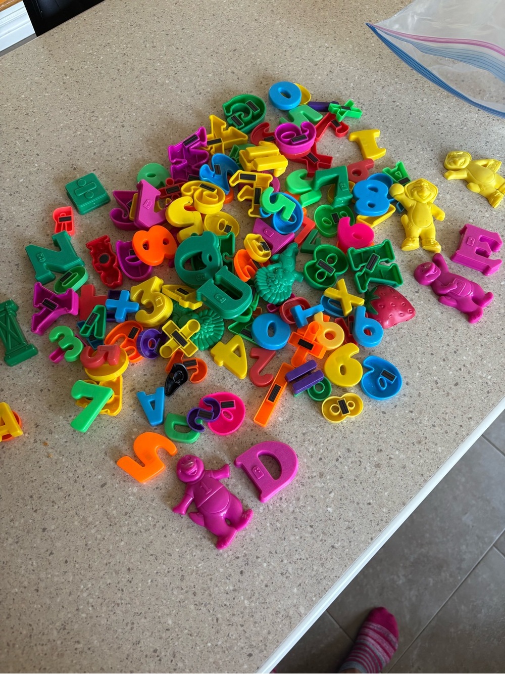 Multicolor Kids Learning Letters & Numbers Magnetic Set - Bright Assorted Colors